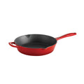 Bestow 10 in Enameled Cast-Iron  Skillet - Gradated Red