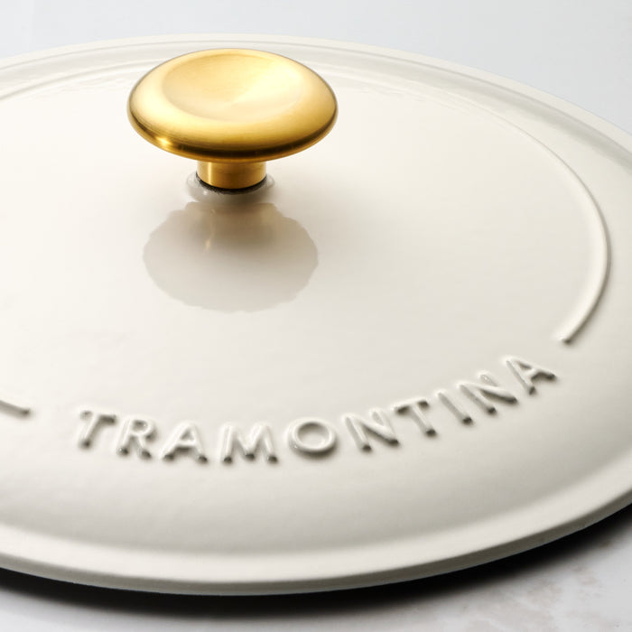Bestow 2.5 Quart Enameled Cast-Iron  Covered Sauce Pan