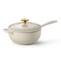 Bestow 3 Quart Enameled Cast-Iron  Covered Saucier