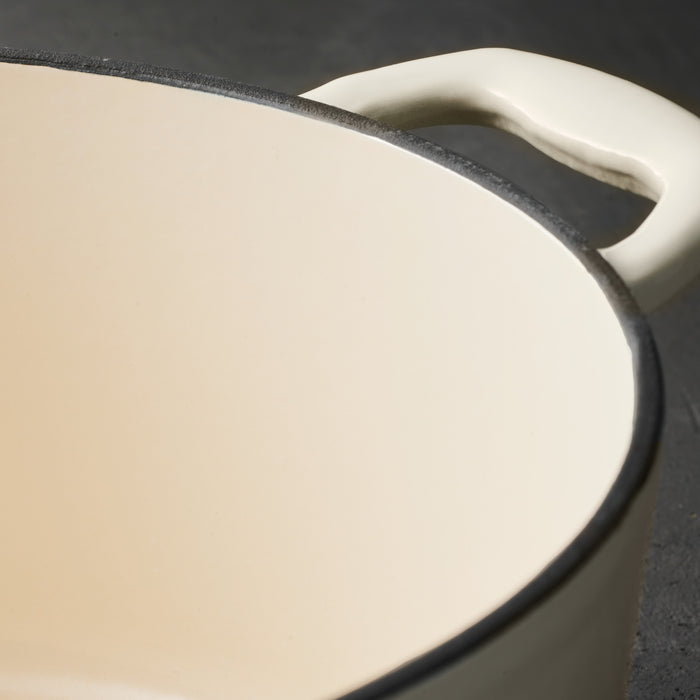 Bestow 3 Quart Enameled Cast-Iron  Covered Saucier