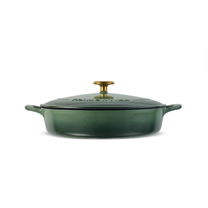 Bestow 4 Quart Enameled Cast-Iron Covered Braiser