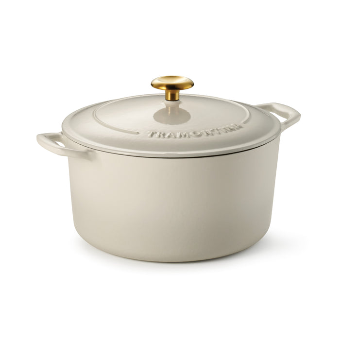 Bestow 6.5 Quart Enameled Cast-Iron  Covered Round Dutch Oven