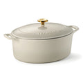 Bestow 7 Quart Enameled Cast-Iron Oval Dutch Oven