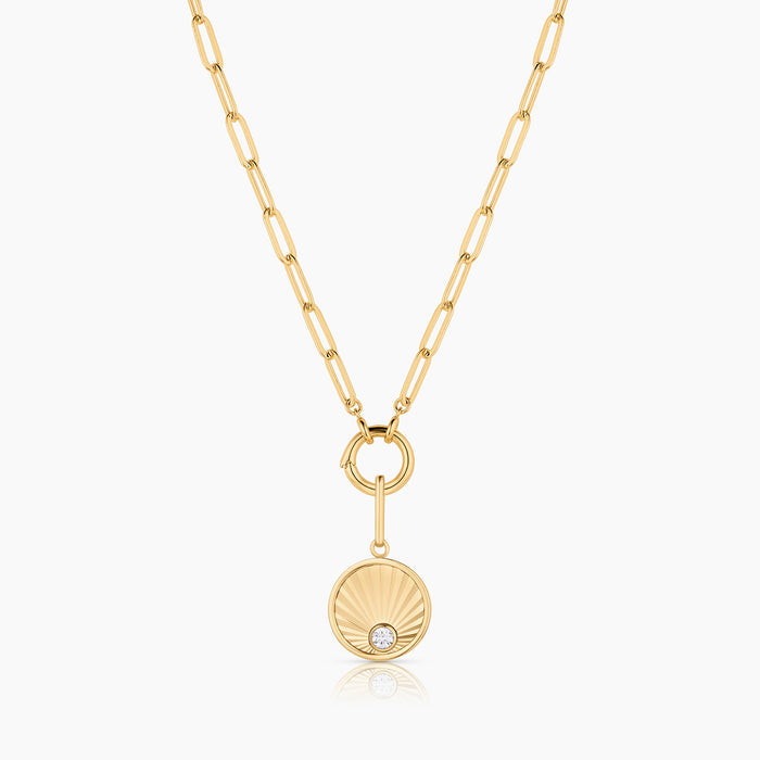 18" Finn Paperclip Charm Chain