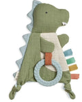 Bitzy Crinkle Sensory Toy with Teether - Dino