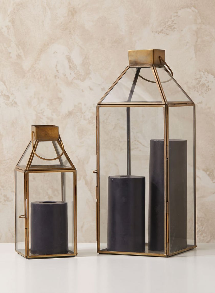 Bombay Square Gold Lantern Decor Jamali Garden