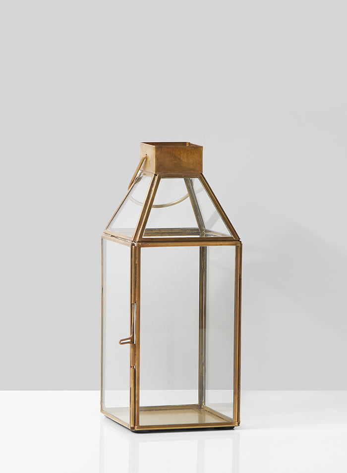 Bombay Square Gold Lantern Decor Jamali Garden