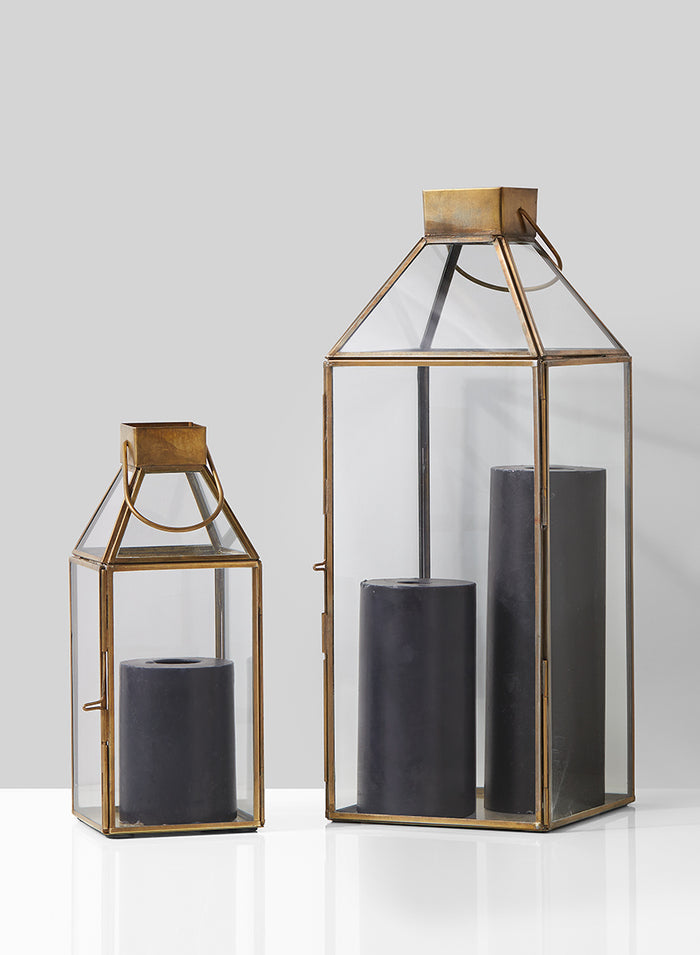 Bombay Square Gold Lantern Decor Jamali Garden