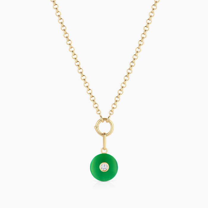 16-18" Vienna Rolo Charm Chain