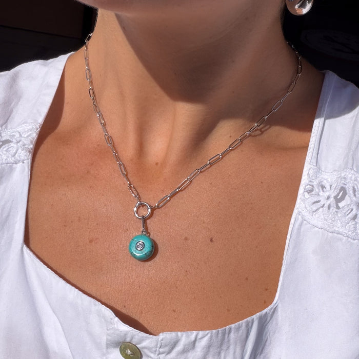 Bon Bon Silver Howlite