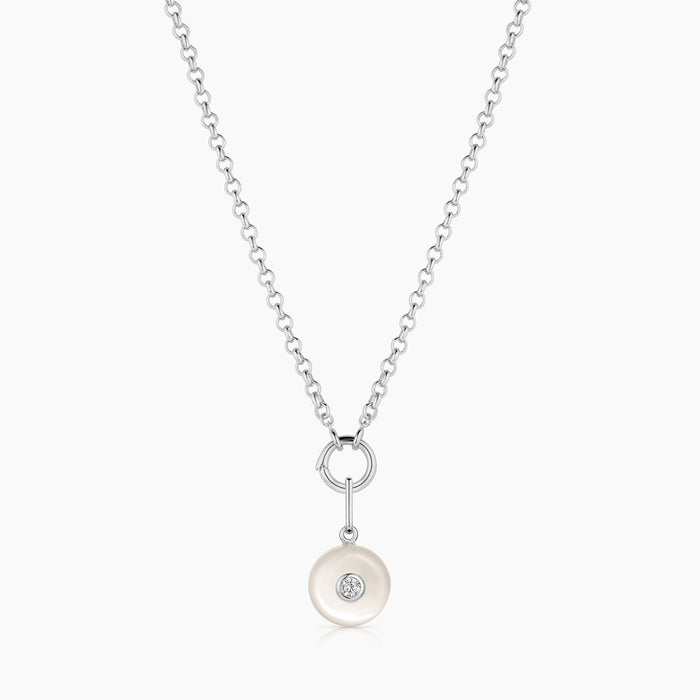 Bon Bon Silver Mother Of Pearl