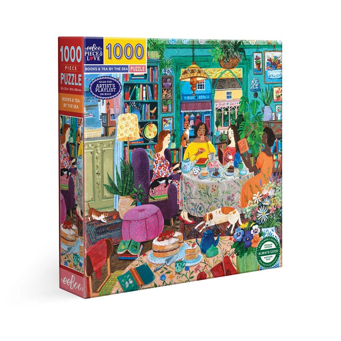 Books & Tea by the Sea 1000 Pc Puzzle