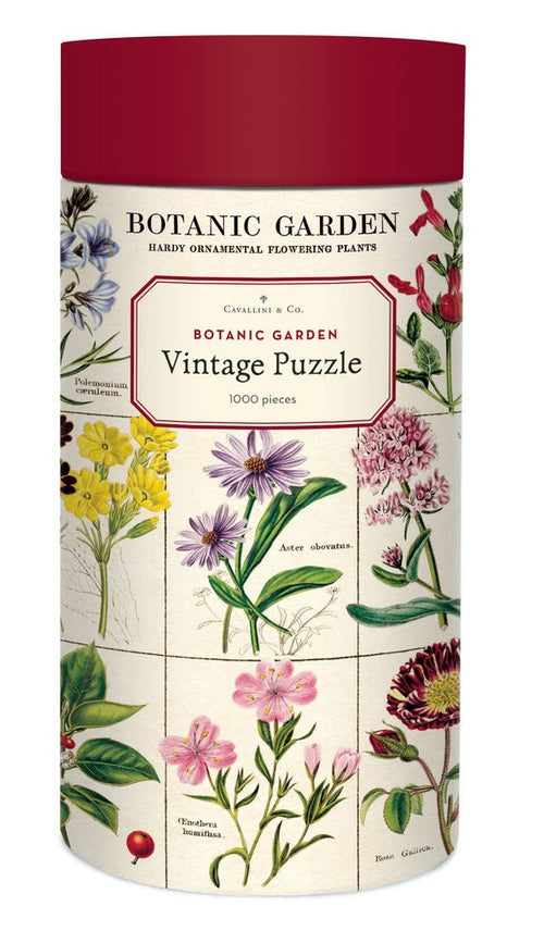 "Botanic Garden" Cavallini Vintage Puzzle (1000 pieces)