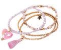 Boutique Luminescent Love Bracelet Set, 4 Pc