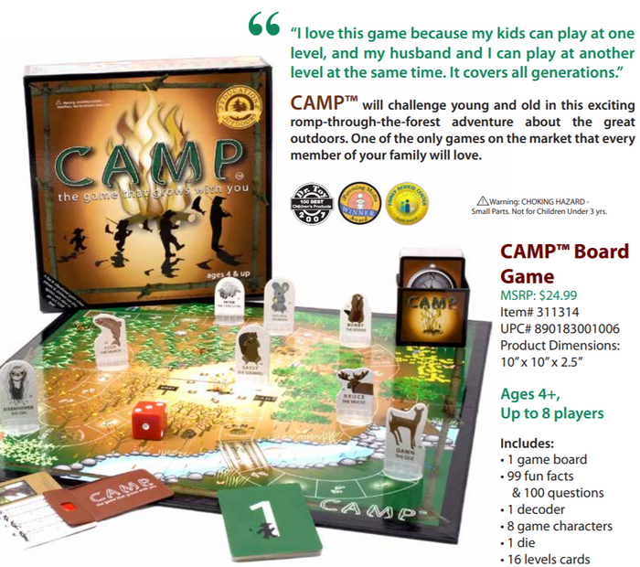 Camp Board Game