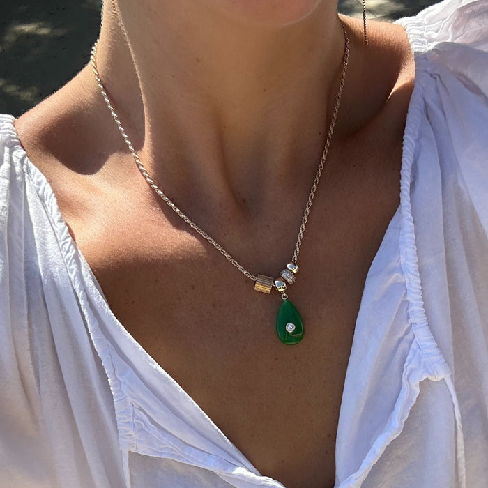 Carlyl Green Jade Necklace