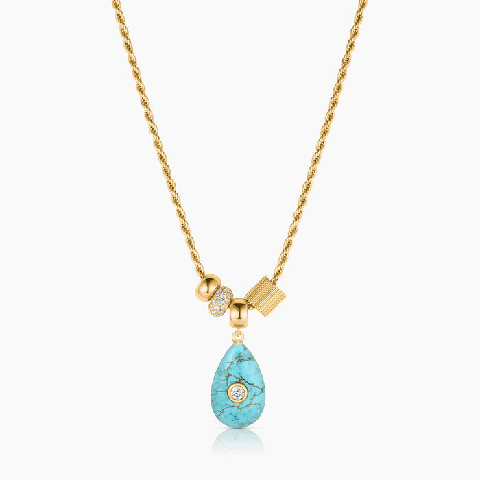 Carlyl Howlite Necklace