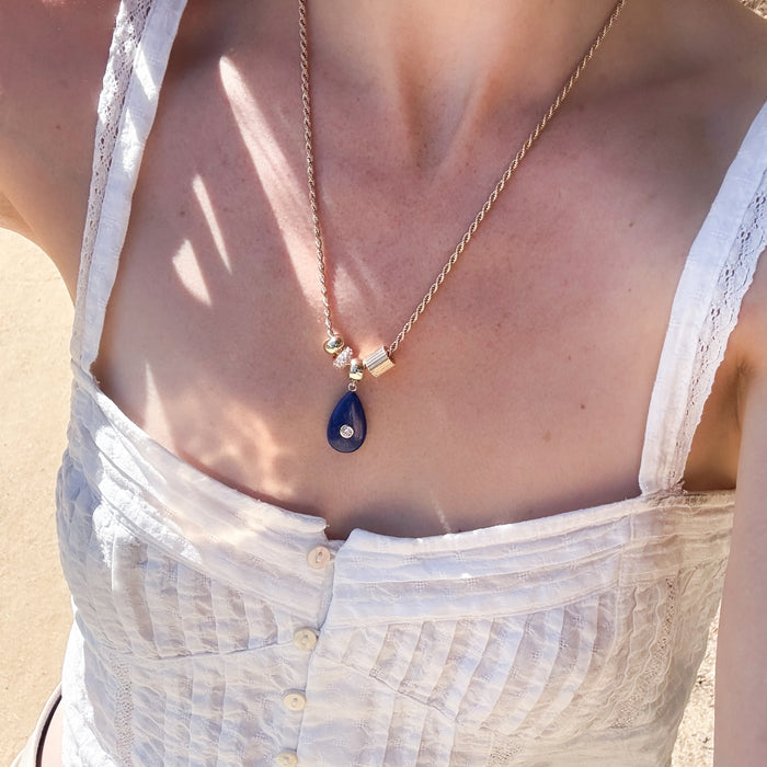 Carlyl Lapis Necklace