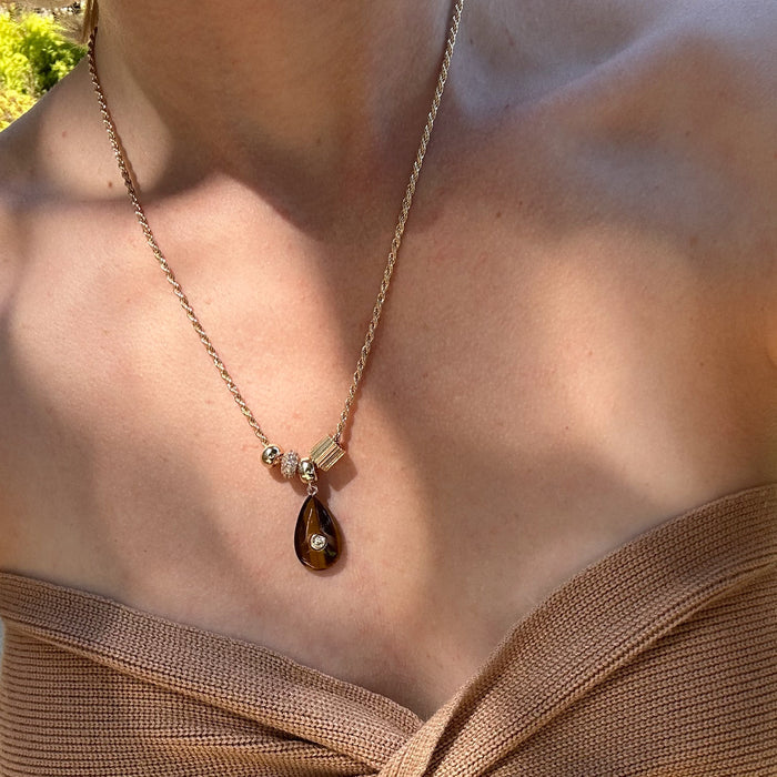 Carlyl Tiger's Eye Necklace