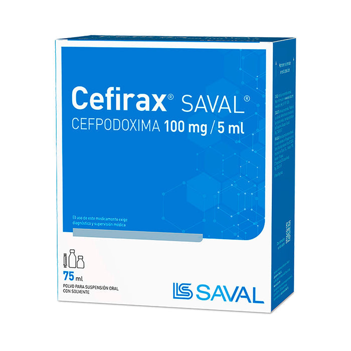 Cefirax 100Mg/5Ml Cefpodoxima Suspensión X 75Ml
