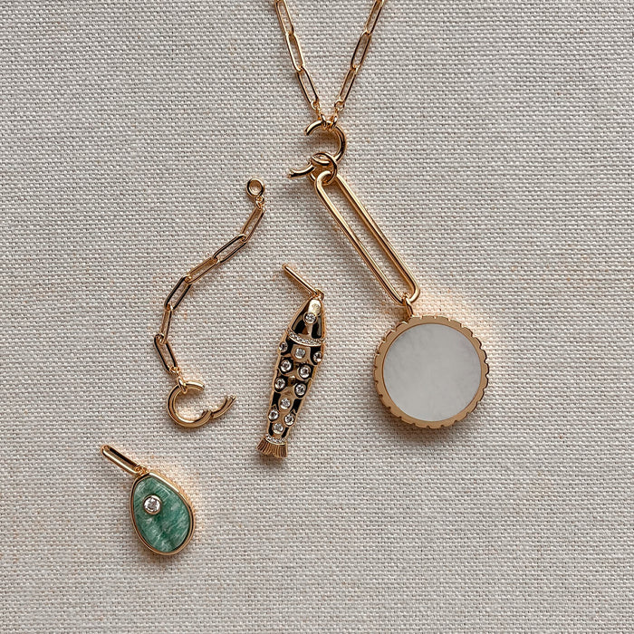 Center Clip for Charm Chains