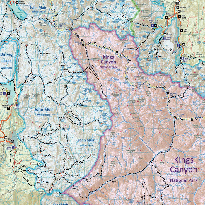 Central Sierra Trail Map