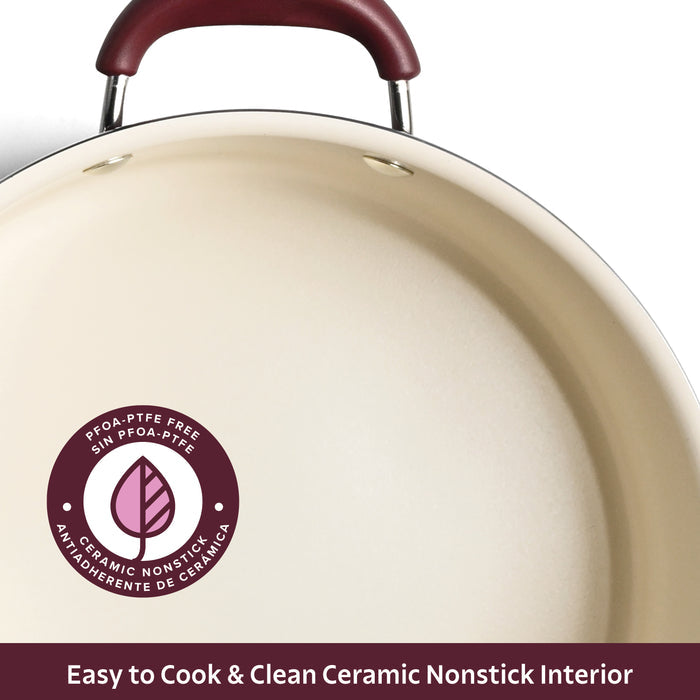 Ceramaware 5 Quart Ceramic Nonstick Covered Dutch Oven