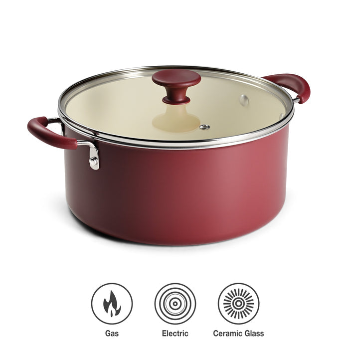 Ceramaware 5 Quart Ceramic Nonstick Covered Dutch Oven