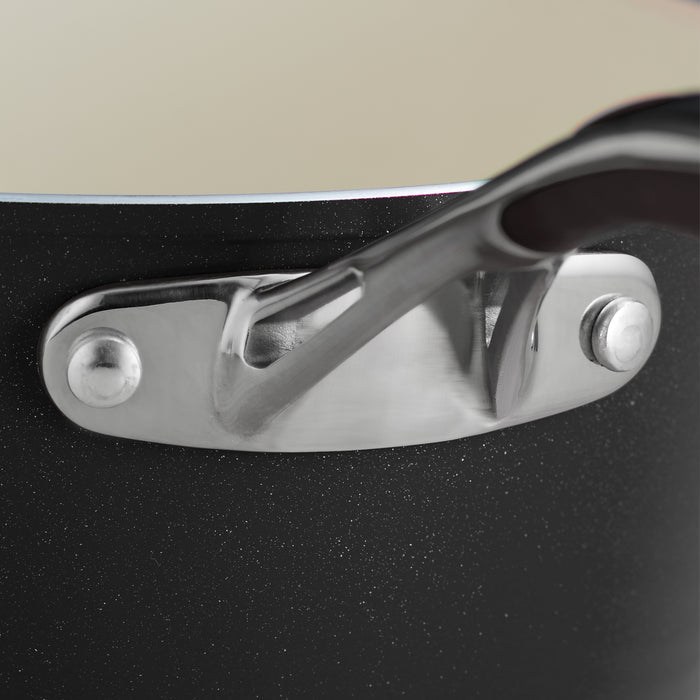 Ceramica Deluxe 11 Inch Ceramic Covered Deep Skillet - Black