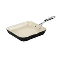 Ceramica Deluxe 11 Inch Ceramic Square Grill Pan