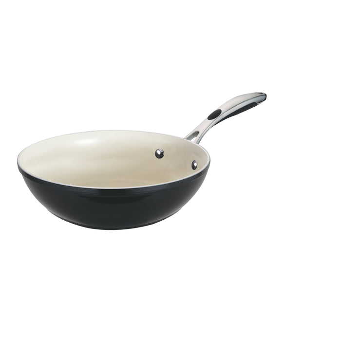Ceramica Deluxe 11 Inch Ceramic Stir-Fry Pan