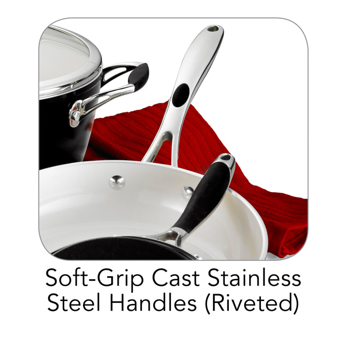 Ceramica Deluxe Aluminum Ceramic Coated Cookware Set