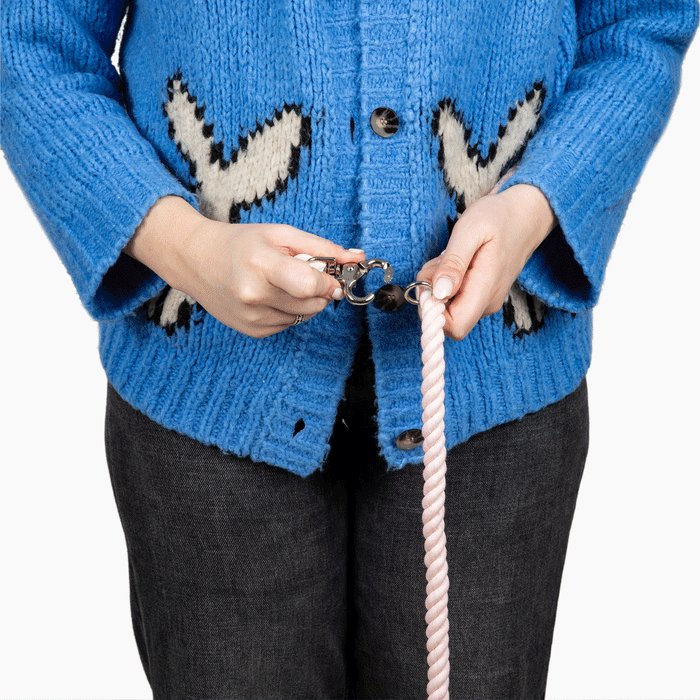 Chocolate Meadows Hands-Free Rope Leash