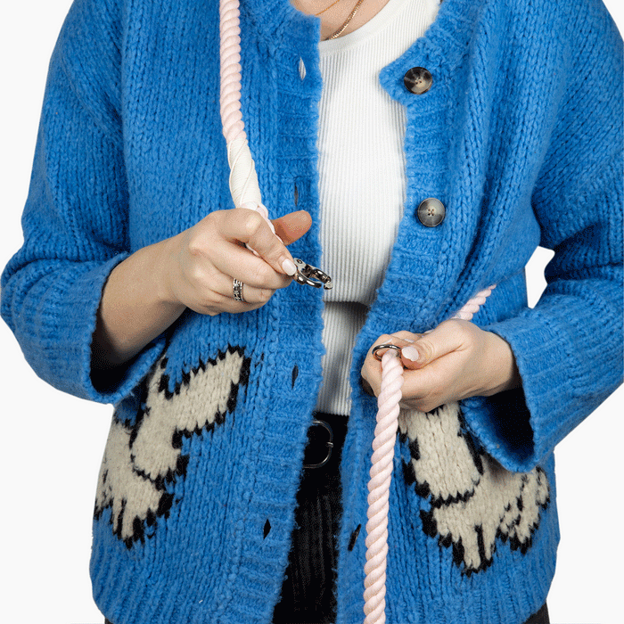 Chocolate Meadows Hands-Free Rope Leash