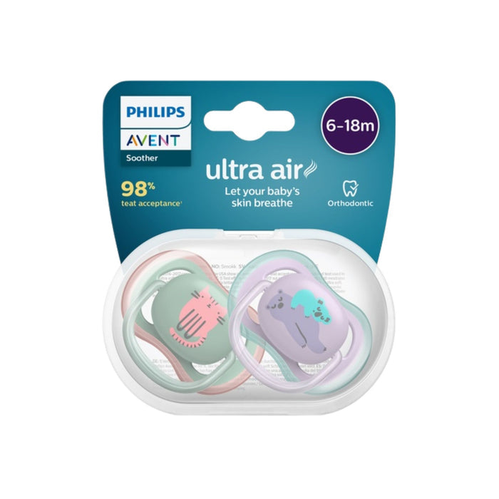 Chupete Avent Ultra Air 6-18M X 2 Unidades