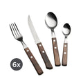 Churrasco BBQ 24 Piece Polywood Flatware Set