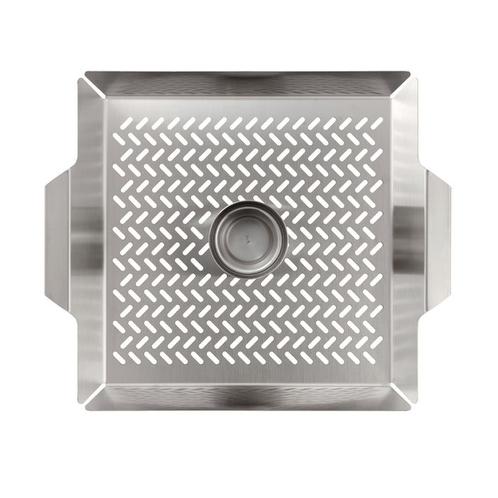 Churrasco BBQ Stainless Steel Outdoor Chicken Roaster with Basting Cup