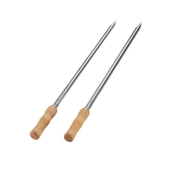 Churrasco BBQ Stainless Steel Skewer and Grill Rack Set