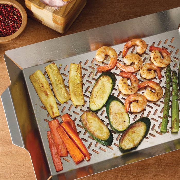 Churrasco BBQ Tall Stainless Steel Roasting Grill Pan