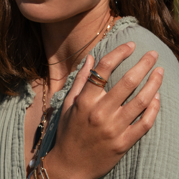 Cielo Double Ring