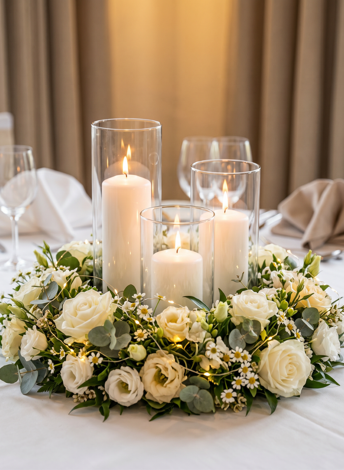 Clear Glass Cylinder Vases Decor Jamali Garden