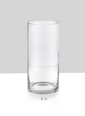 Clear Glass Cylinder Vases Decor Jamali Garden Clear 6in Tall EACH
