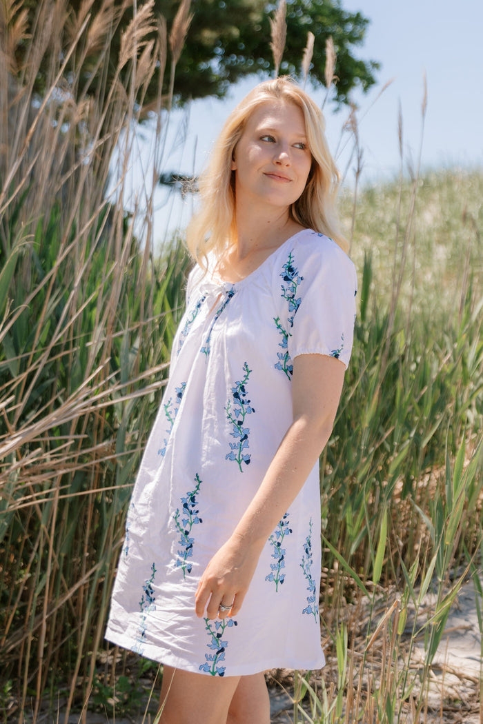 Coastal Bloom Beach Cover-up