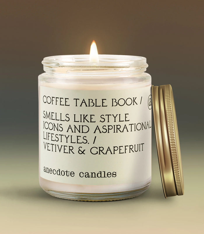 Coffee Table Book - Anecdote Candles