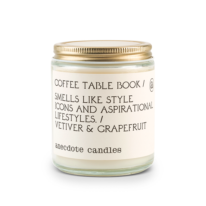 Coffee Table Book - Anecdote Candles