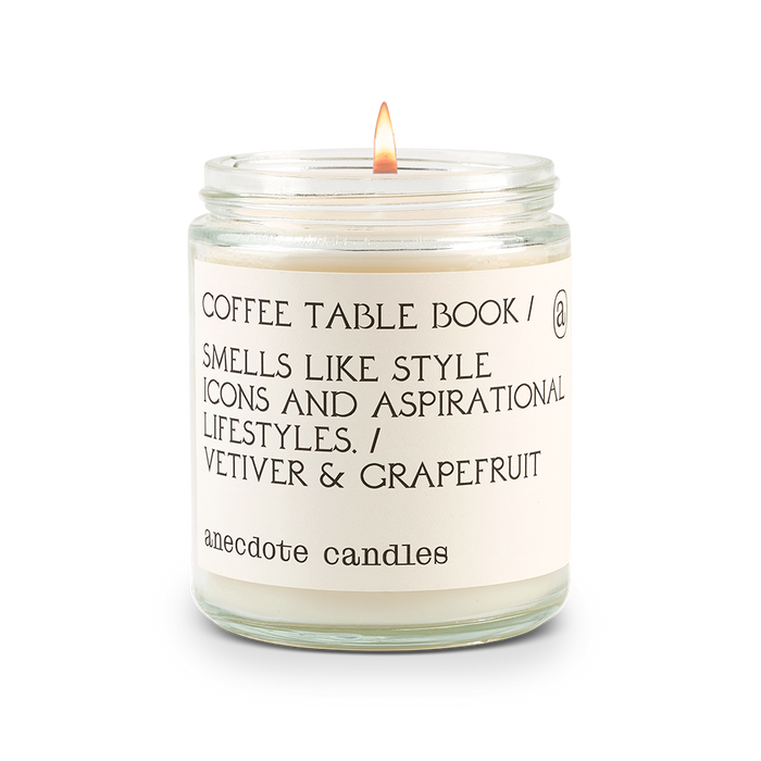 Coffee Table Book - Anecdote Candles