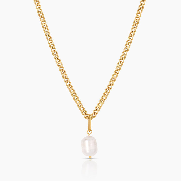 Colette Pearl Curb Necklace