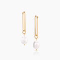 Colette Pearl Hoop Earrings