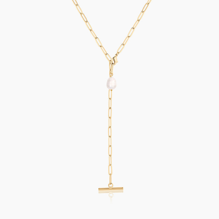 14k Gold Plated / Natalie Toggle Lariat