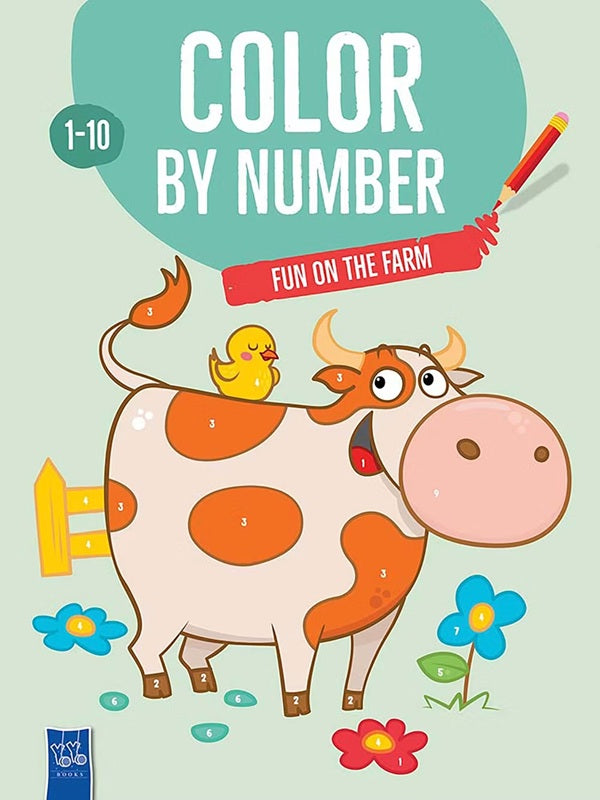 Color By Number Fun on the Farm